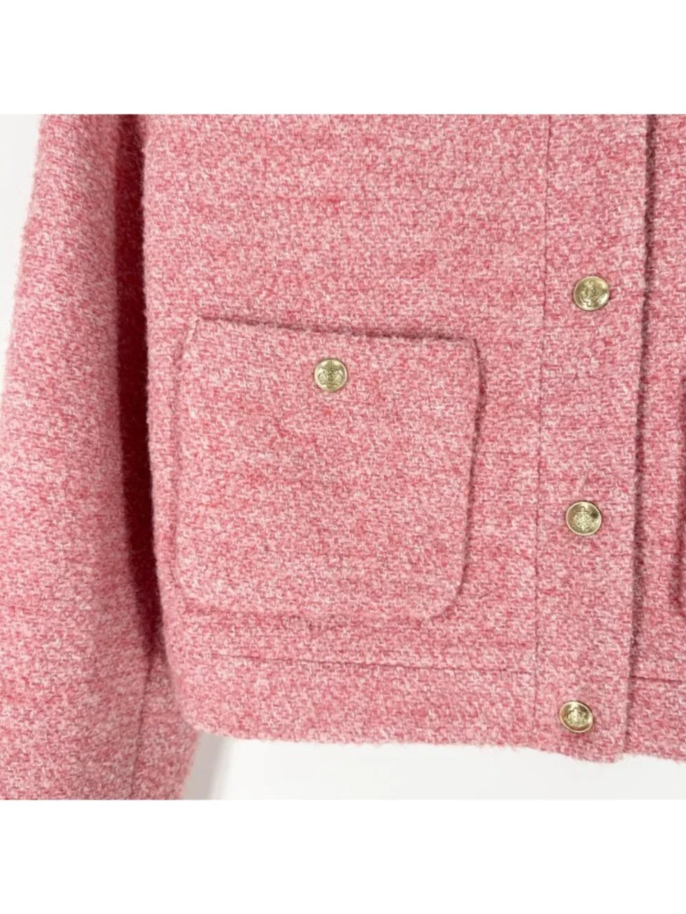 J. Crew Collection Cropped Lady Jacket in Italian Wool-Blend Bouclé 6